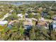 Community view showcasing various houses with pools at 714 Hidden Lake Dr, Tarpon Springs, FL 34689