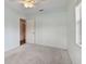 Simple bedroom with carpet and ceiling fan at 731 74Th N St, St Petersburg, FL 33710