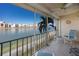 Spacious lanai with water views at 7540 Bay Island S Dr # 253, South Pasadena, FL 33707