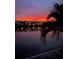 Stunning sunset over calm waters at 7540 Bay Island S Dr # 253, South Pasadena, FL 33707