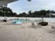 Community pool area featuring lounge chairs and a pristine swimming pool surrounded by well-maintained landscaping at 9940 47Th N Ave # 102-C, St Petersburg, FL 33708