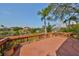 Spacious deck overlooking the water with solar lights at 1011 Sonata Ln, Apollo Beach, FL 33572