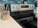 Modern stainless steel cooktop with integrated controls and sleek design at 12361 114Th St, Largo, FL 33778