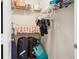 Well-organized closet with shelving and hanging space at 18327 Bridle Club Dr # 18327, Tampa, FL 33647