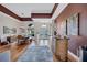 Open concept dining area with hardwood floors at 2659 Keystone Springs Rd, Tarpon Springs, FL 34688