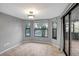 Breakfast nook with tile floors and view of backyard at 2733 Glenview Dr, Land O Lakes, FL 34639