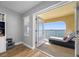 Private balcony with lounge chairs and stunning water views at 370 8Th N Ave # 7, Tierra Verde, FL 33715