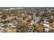 Aerial view showing the property's location in a residential neighborhood at 4724 W Lawn Ave, Tampa, FL 33611