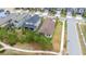 Aerial view of neighborhood, showcasing home's location at 4761 San Martino Dr, Wesley Chapel, FL 33543