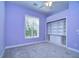 Spacious bedroom with built-in shelving and plush carpeting at 5823 Audubon Manor Blvd, Lithia, FL 33547