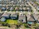 Aerial view of houses in the neighborhood at 6321 Voyagers Pl, Apollo Beach, FL 33572