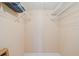 Large walk-in closet with wire shelving at 644 Island Way # 206, Clearwater, FL 33767