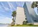 Condo building exterior showcasing waterfront location at 644 Island Way # 206, Clearwater, FL 33767