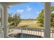 Balcony overlooking the golf course and pool at 7401 Watersilk Dr, Pinellas Park, FL 33782