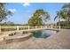 Beautiful pool and spa with views of the golf course at 7401 Watersilk Dr, Pinellas Park, FL 33782