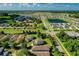 Wide aerial view of house and neighborhood, showing location at 929 Windton Oak Dr, Ruskin, FL 33570