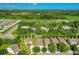 Aerial view of house and neighborhood, highlighting location at 929 Windton Oak Dr, Ruskin, FL 33570