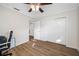 Bright bedroom with hardwood floors and double closet at 10 N Mercury Ave, Clearwater, FL 33765