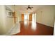 Living room featuring laminate wood floors at 12217 Peaceful Ave, Weeki Wachee, FL 34614