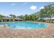 Resort-style pool with plenty of lounge chairs at 13574 Newbridge St, Spring Hill, FL 34609