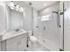 Modern bathroom with a large shower and vanity at 14610 Horse Trot Rd, Lithia, FL 33547