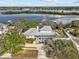 Two-story house with a large yard and waterfront access at 1538 Riverside Dr, Tarpon Springs, FL 34689