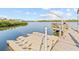 Floating dock system with ample space for multiple watercraft at 1538 Riverside Dr, Tarpon Springs, FL 34689