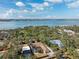 Aerial view showing home near the water at 1621 Park N St, St Petersburg, FL 33710