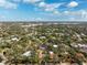 Aerial view of home nestled in a quiet neighborhood at 1621 Park N St, St Petersburg, FL 33710