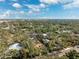 Aerial view of the property, highlighting its location in a residential neighborhood at 1621 Park N St, St Petersburg, FL 33710