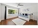 Bedroom with bay window, wood flooring, and daybed at 1621 Park N St, St Petersburg, FL 33710