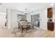 Bright breakfast nook with sliding glass doors to backyard at 1621 Park N St, St Petersburg, FL 33710