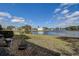 Peaceful lake view from the backyard at 170 Eric Ct, Oldsmar, FL 34677