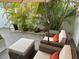 Relaxing patio oasis with lounge chairs at 1799 N Highland Ave # 38, Clearwater, FL 33755