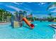 Fun community pool with water features for  at 20209 Merry Oak Ave, Tampa, FL 33647