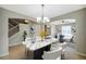 Bright dining room with chandelier and open floor plan at 20209 Merry Oak Ave, Tampa, FL 33647