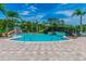 Resort-style pool with a water playground and bridge at 20209 Merry Oak Ave, Tampa, FL 33647