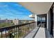 Balcony with city and partial water views at 2413 Bayshore Blvd # 1004, Tampa, FL 33629