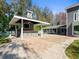 Outdoor kitchen and patio area beside a refreshing pool at 3663 Berger Rd, Lutz, FL 33548