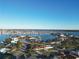 Aerial view of waterfront home and community at 430 173Rd E Ave, North Redington Beach, FL 33708