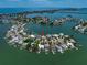 Exceptional waterfront home community view at 476 Harbor S Dr, Indian Rocks Beach, FL 33785