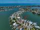 Aerial view of property and surrounding area at 476 Harbor S Dr, Indian Rocks Beach, FL 33785