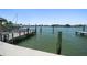 Expansive waterfront view with private dock at 476 Harbor S Dr, Indian Rocks Beach, FL 33785