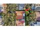 Bird's-eye view of the house and surrounding neighborhood, highlighting its location at 5232 White Sand Ne Cir, St Petersburg, FL 33703