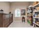 Storage room with ample shelving for all your organizational needs at 5232 White Sand Ne Cir, St Petersburg, FL 33703