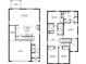 Two-story home floor plan with 4 bedrooms and 2 baths at 10574 Dusty Boot Rd, Land O Lakes, FL 34638
