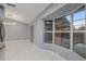 Kitchen with view of the pool through a large window at 11162 Libby Rd, Spring Hill, FL 34609
