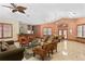 Spacious clubhouse featuring comfortable seating, a bar area, and stylish decor with bright light at 12033 Gandy N Blvd # 145, St Petersburg, FL 33702