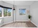 Bright living space featuring custom window coverings and views of mature landscaping at 12033 Gandy N Blvd # 145, St Petersburg, FL 33702