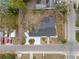 Overhead view showcasing the home's curb appeal at 1320 26Th S St, St Petersburg, FL 33712